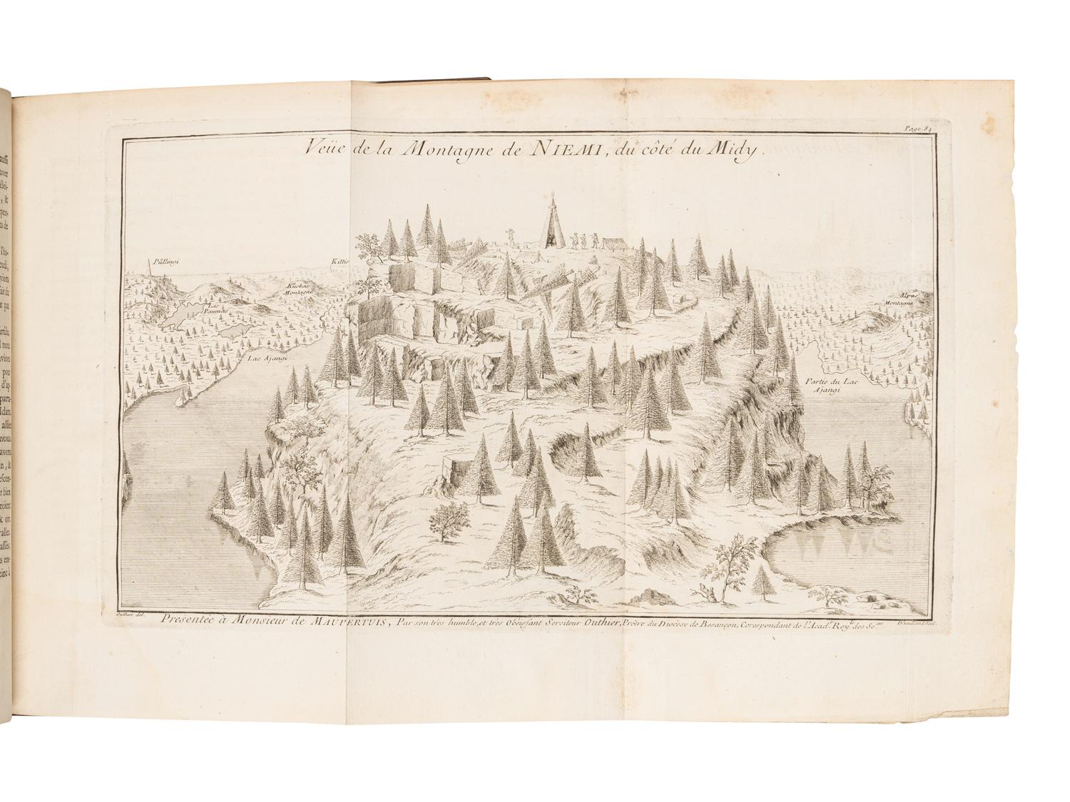 OUTHIER, Reginald (1694-1774). Journal d'un Voyage au Nord, en 1736 et 1737 . Paris: Chez Piget and Durand, 1744.