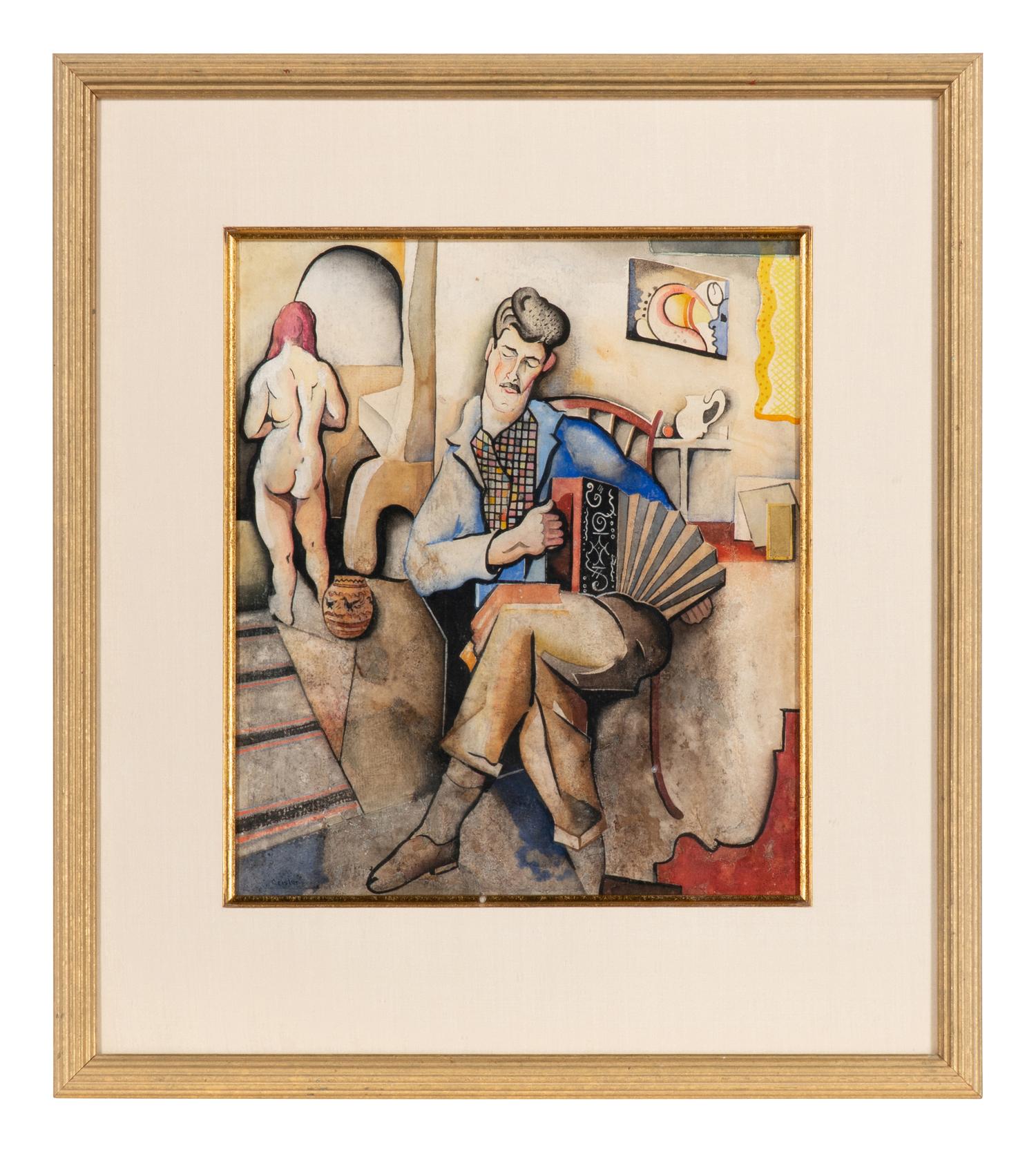 Richard Manning Crisler (American, 1908–1933) — Accordian Man