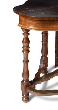 A Pair of Baroque Style Gate-Leg Drop-Leaf Console Tables