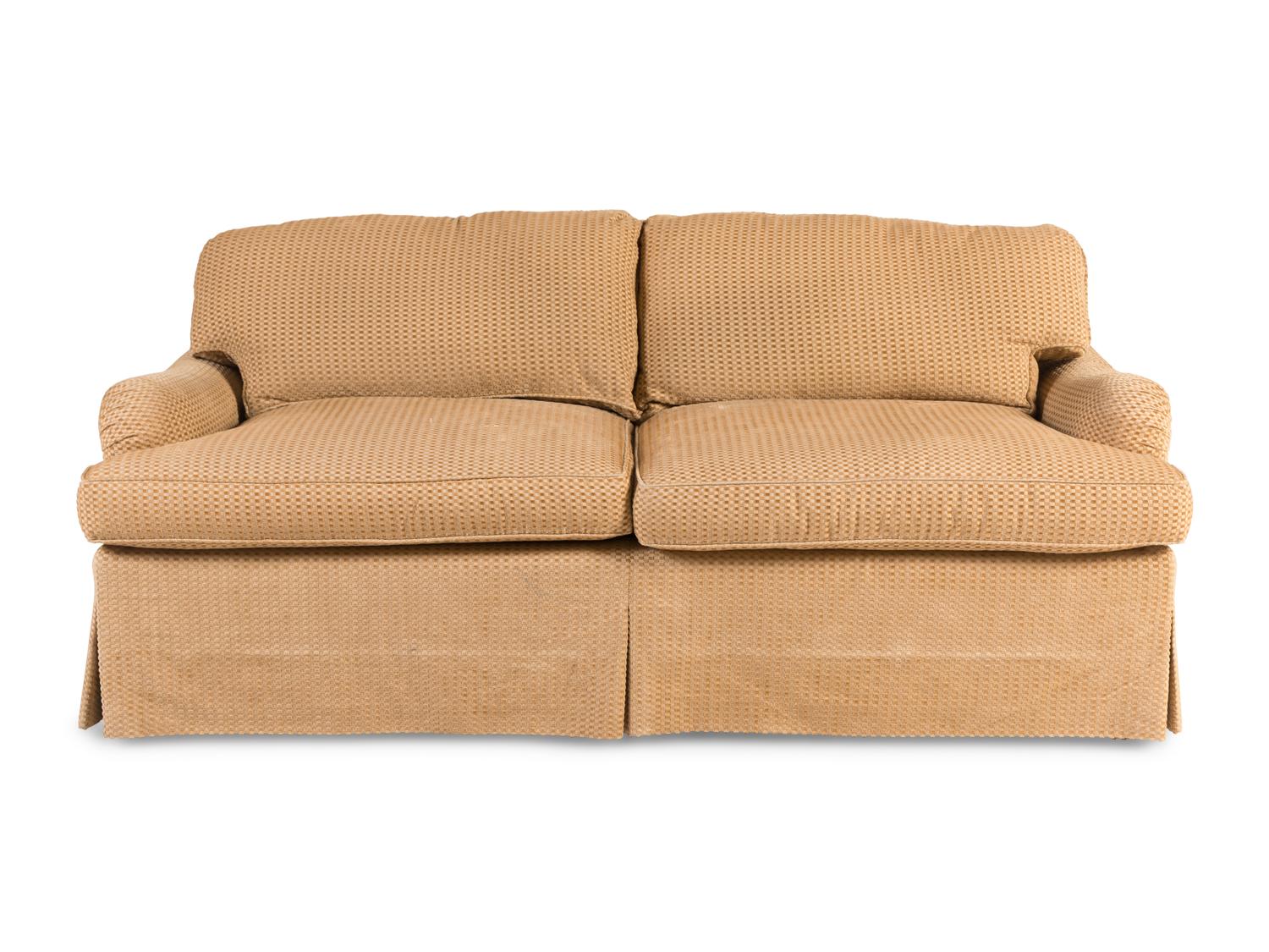 A Contemporary Two-Cushion Sofa