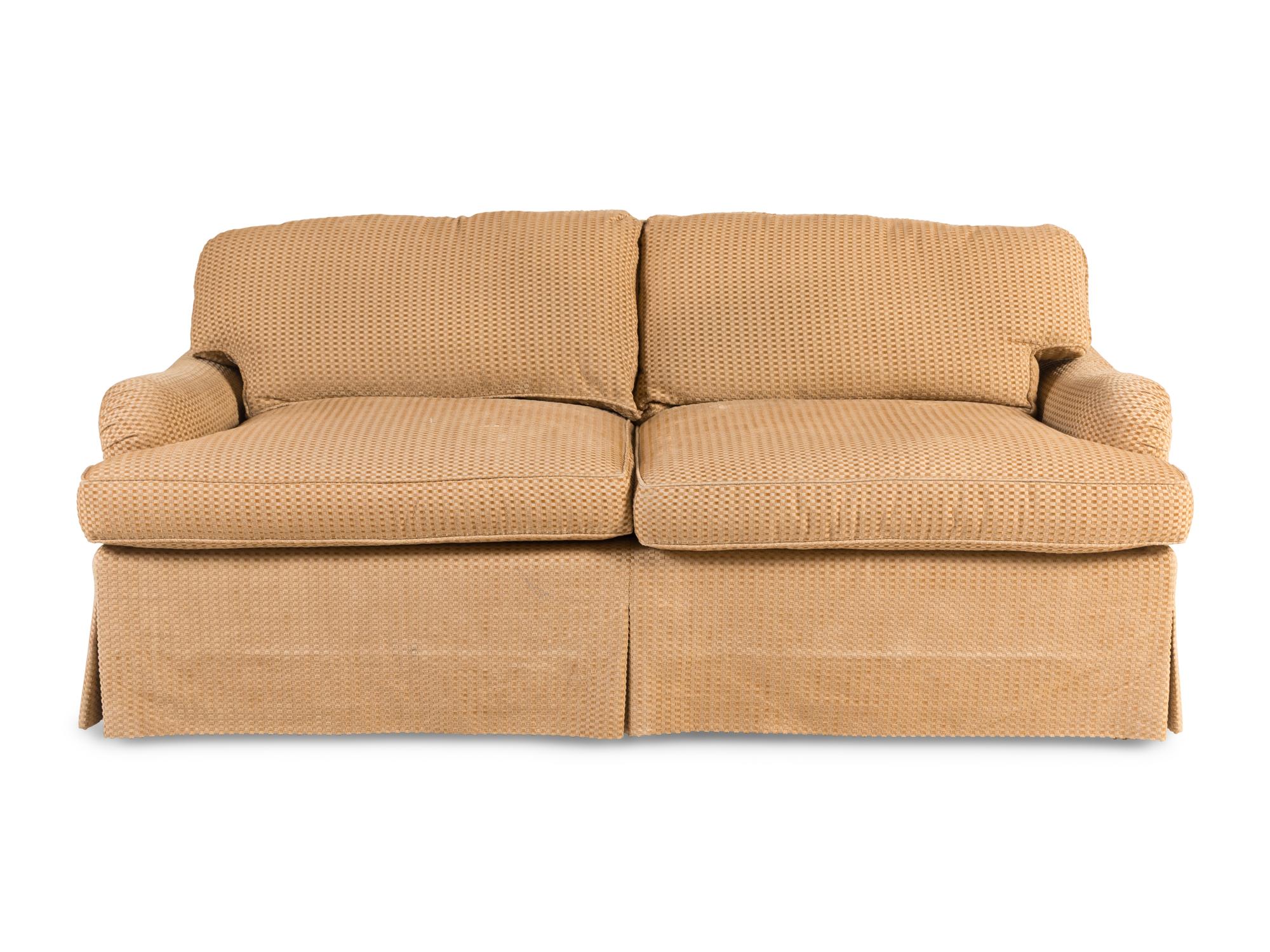 A Contemporary Two-Cushion Sofa