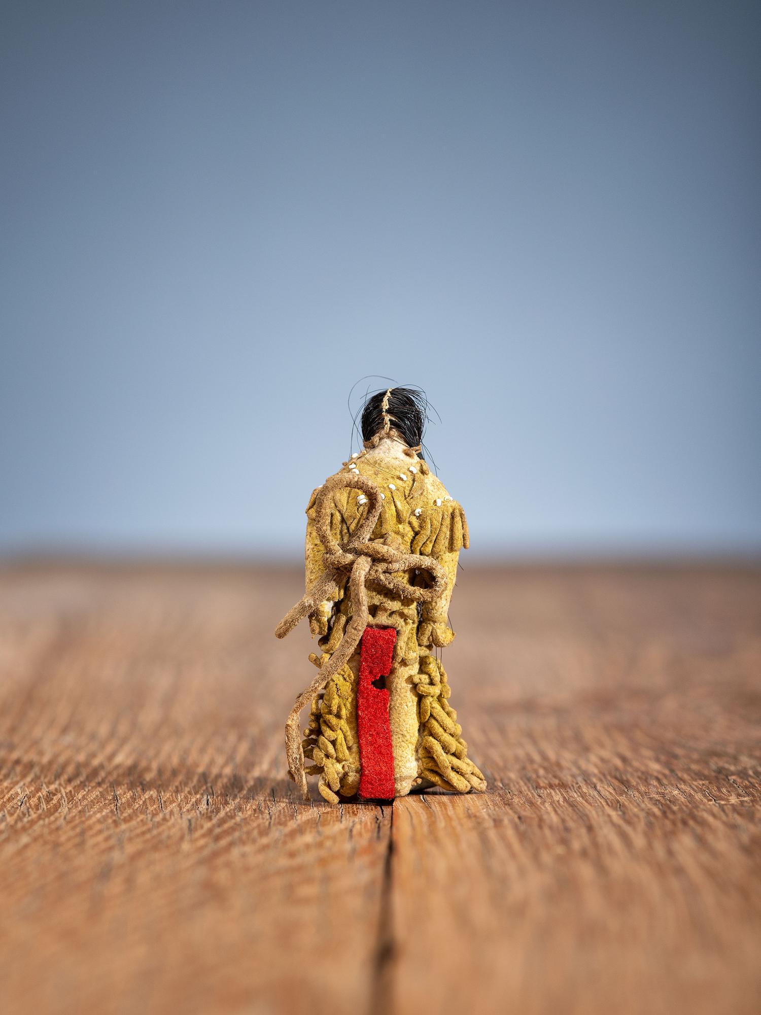 Cheyenne Hide Doll Amulet