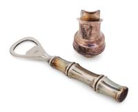 A Tiffany & Co. Silver Bamboo Pattern Bottle Opener