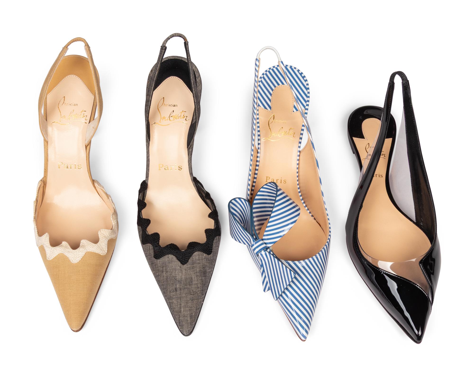 Christian Louboutin, Four Pairs of Shoes