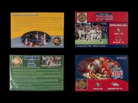 A Danbury Mint Super Bowl NFL Flip Coin Collection Book