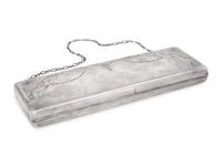 A Russian Silver and Cabochon Mounted Purse