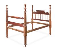An American Poster Bed Height 66 inches. — 19TH CENTURY