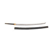 Japanese Katana Blade with Saya and Habaki