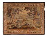 An Aubusson Style Wool Tapestry