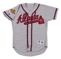 A Greg Maddux 1996 World Series Atlanta Braves Game Used / Issued Jersey,