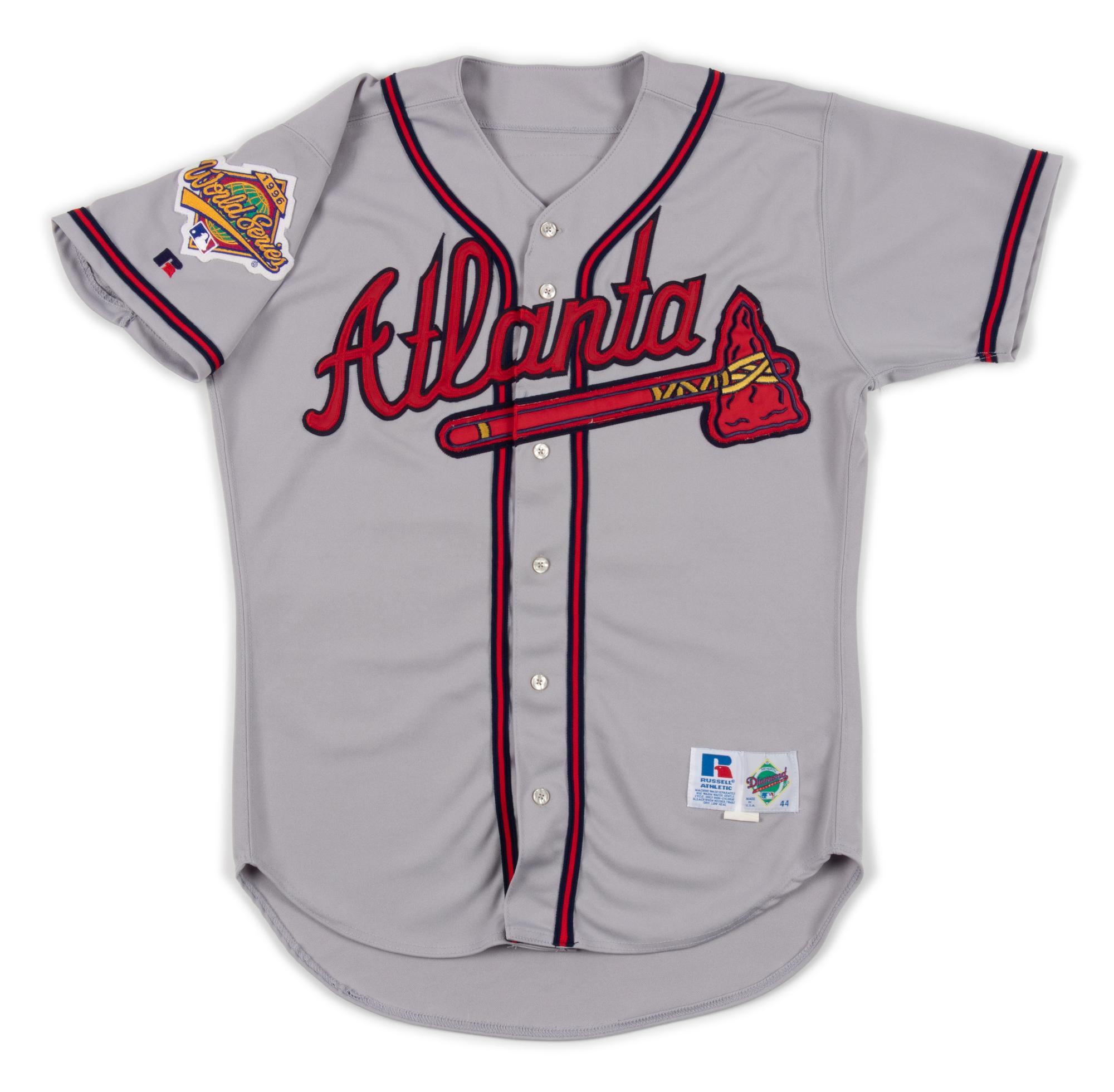 A Greg Maddux 1996 World Series Atlanta Braves Game Used / Issued Jersey,