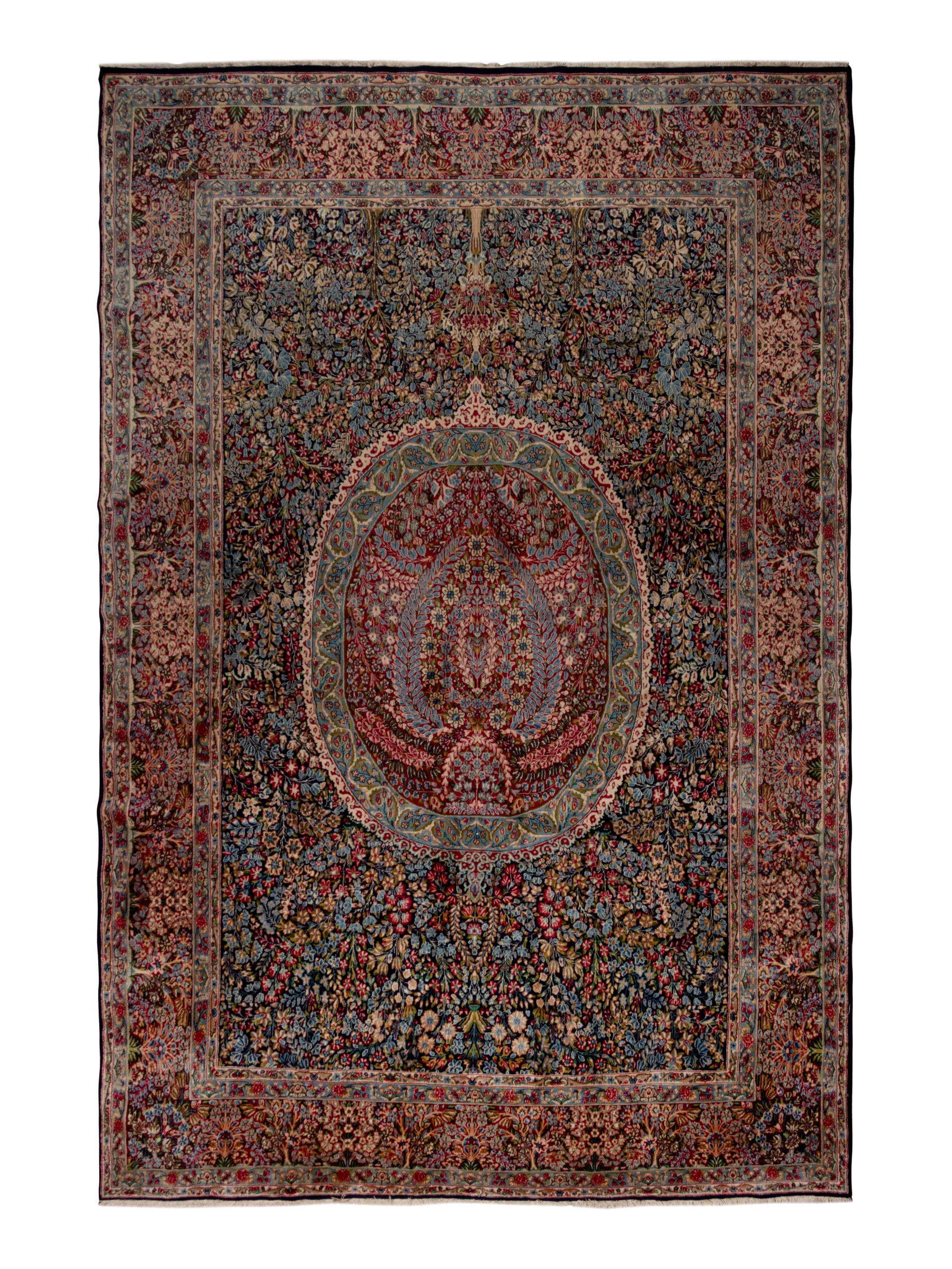 A Kirman Wool Rug