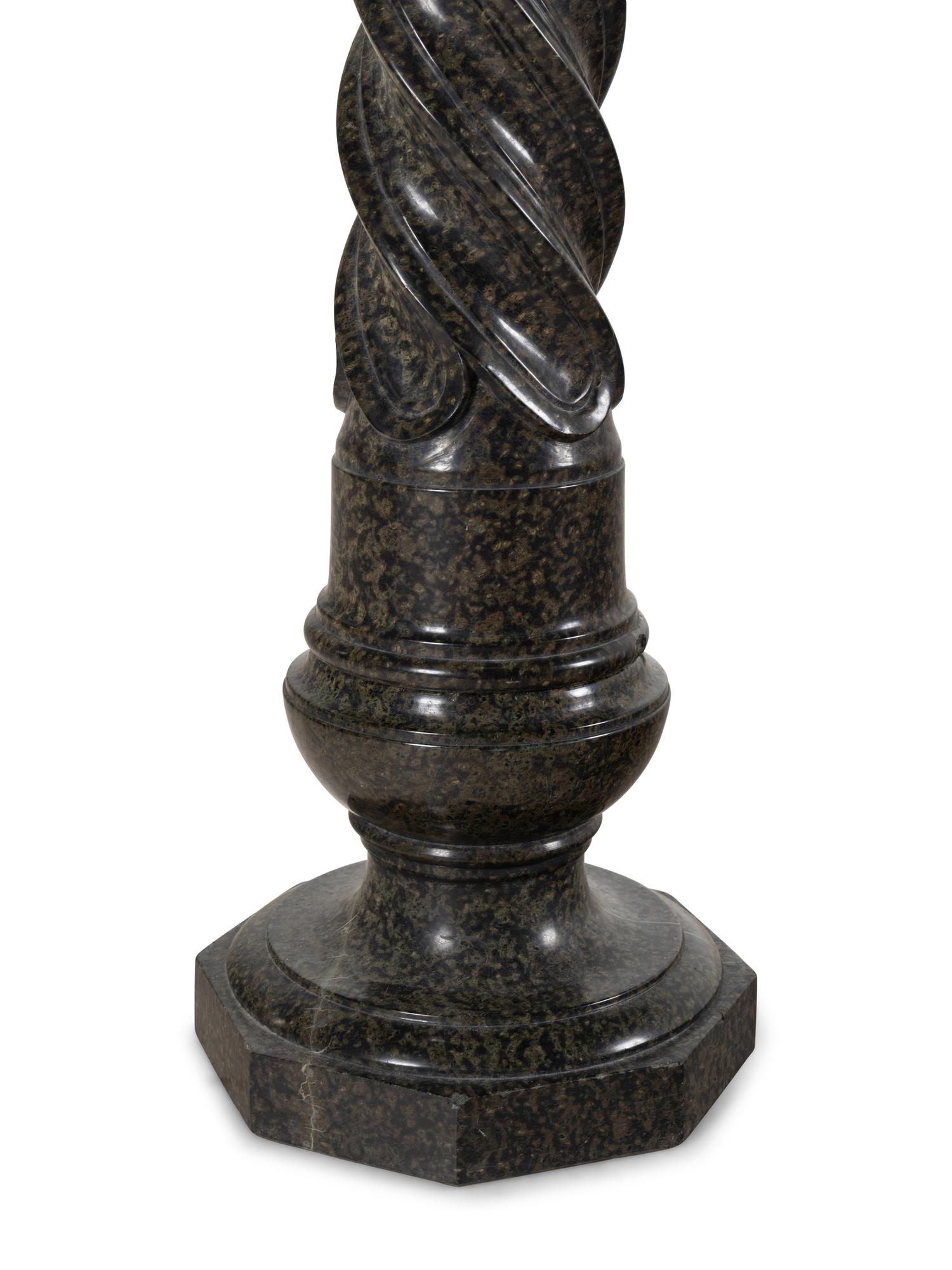 A Continental Marble Pedestal