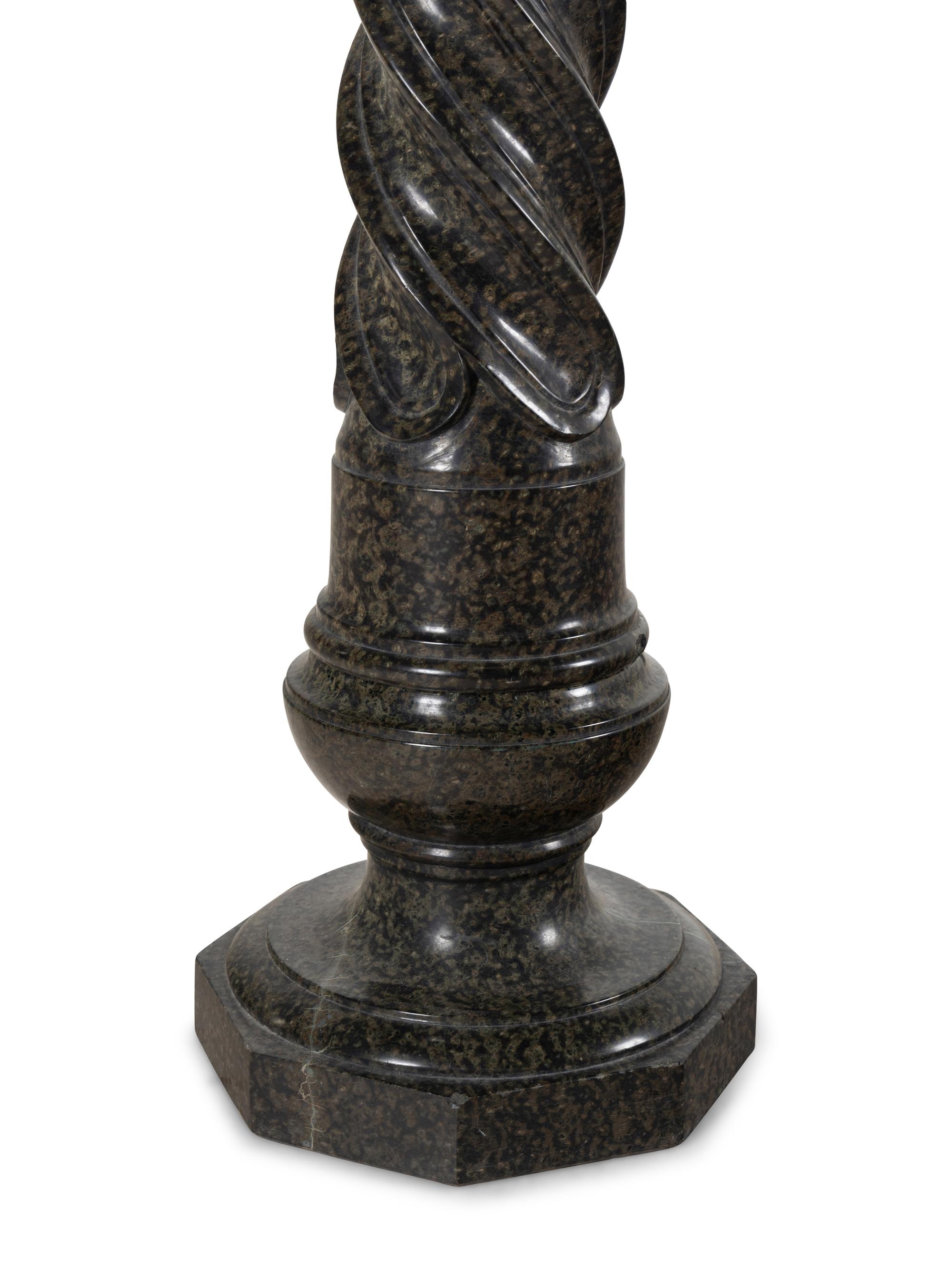 A Continental Marble Pedestal