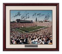 A 1985 Chicago Bears Signed Autograph Soldier Field Photo,