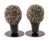 Two Issey Miyake Knit and Sequin Hats, 1970-80s