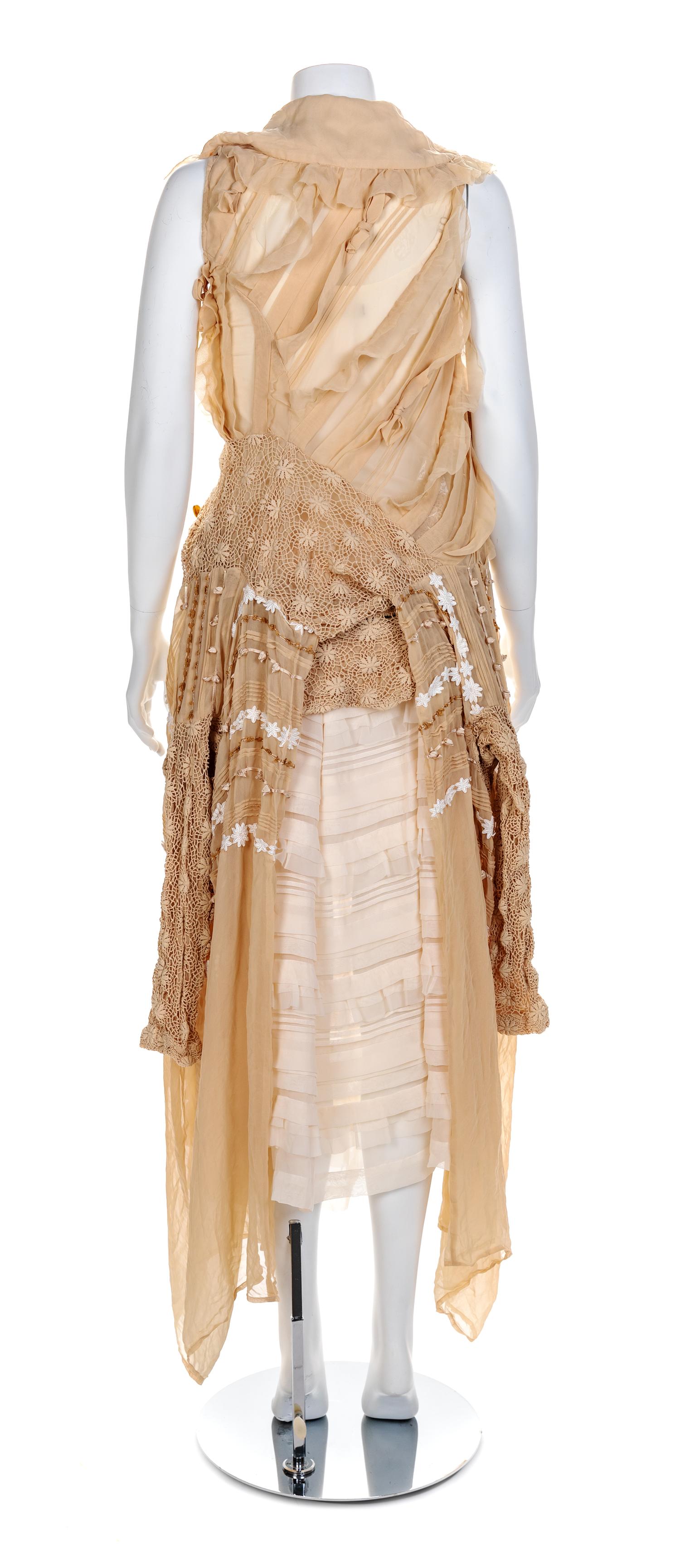 Comme des Garçons 'Broken Bride' Ensemble, F/W 2005 Size for blouse: Medium; Size for skirt: Large