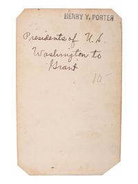 [POLITICS]. A group of 8 CDVs featuring George Washington.