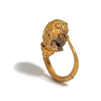 A Greek Gold Hoop Earring with a Maenad-Head Terminal