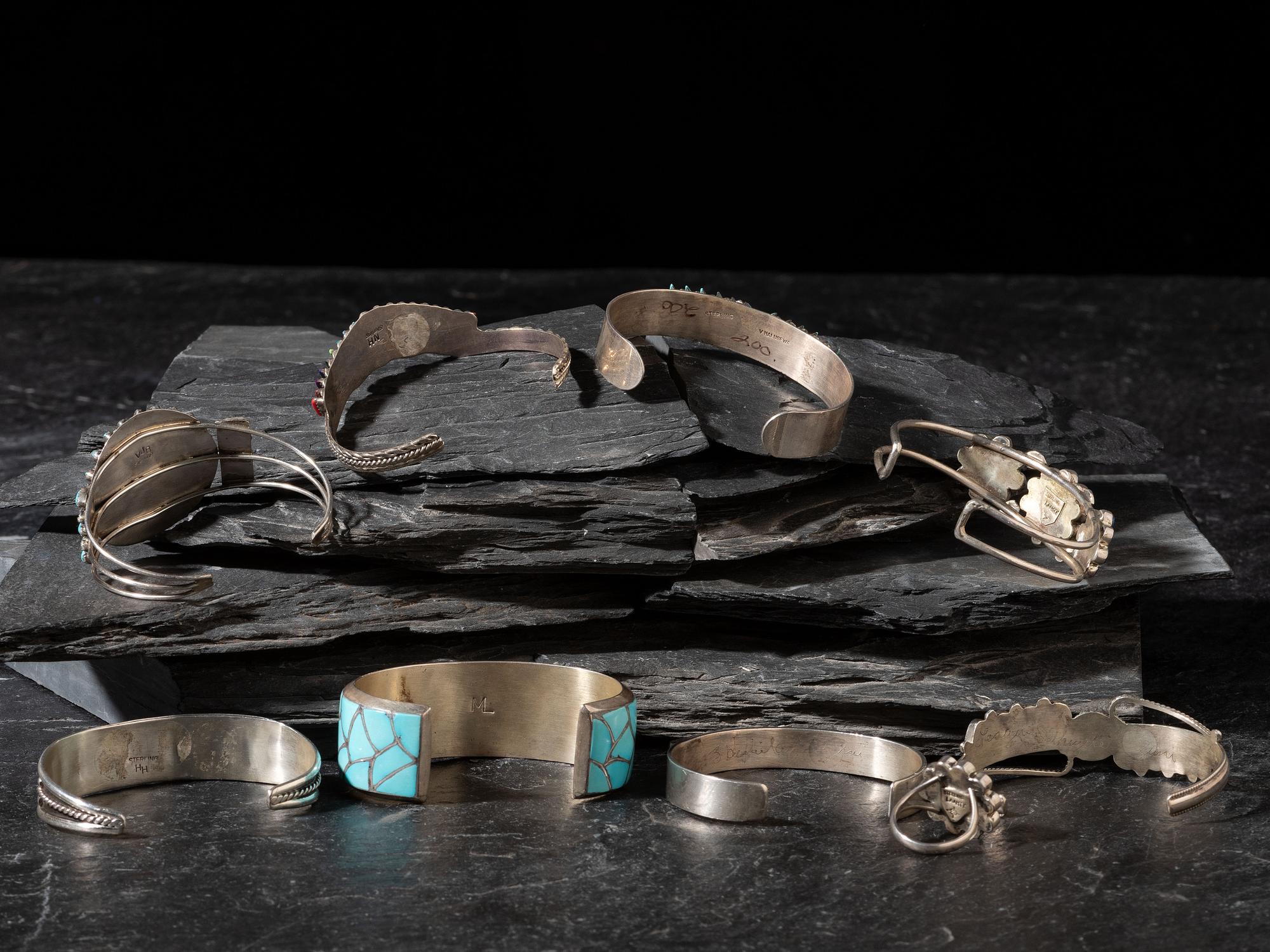 Navajo and Zuni Cuff Bracelets