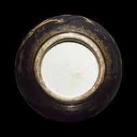 A Large Chinese Gilt-Decorated Black Glazed 'Dragon' Vase, Tianqiuping 黑地描金龍紋天球瓶