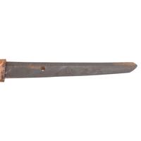 Japanese Katana Signed "Tanemitsu" with Daruma Kashira