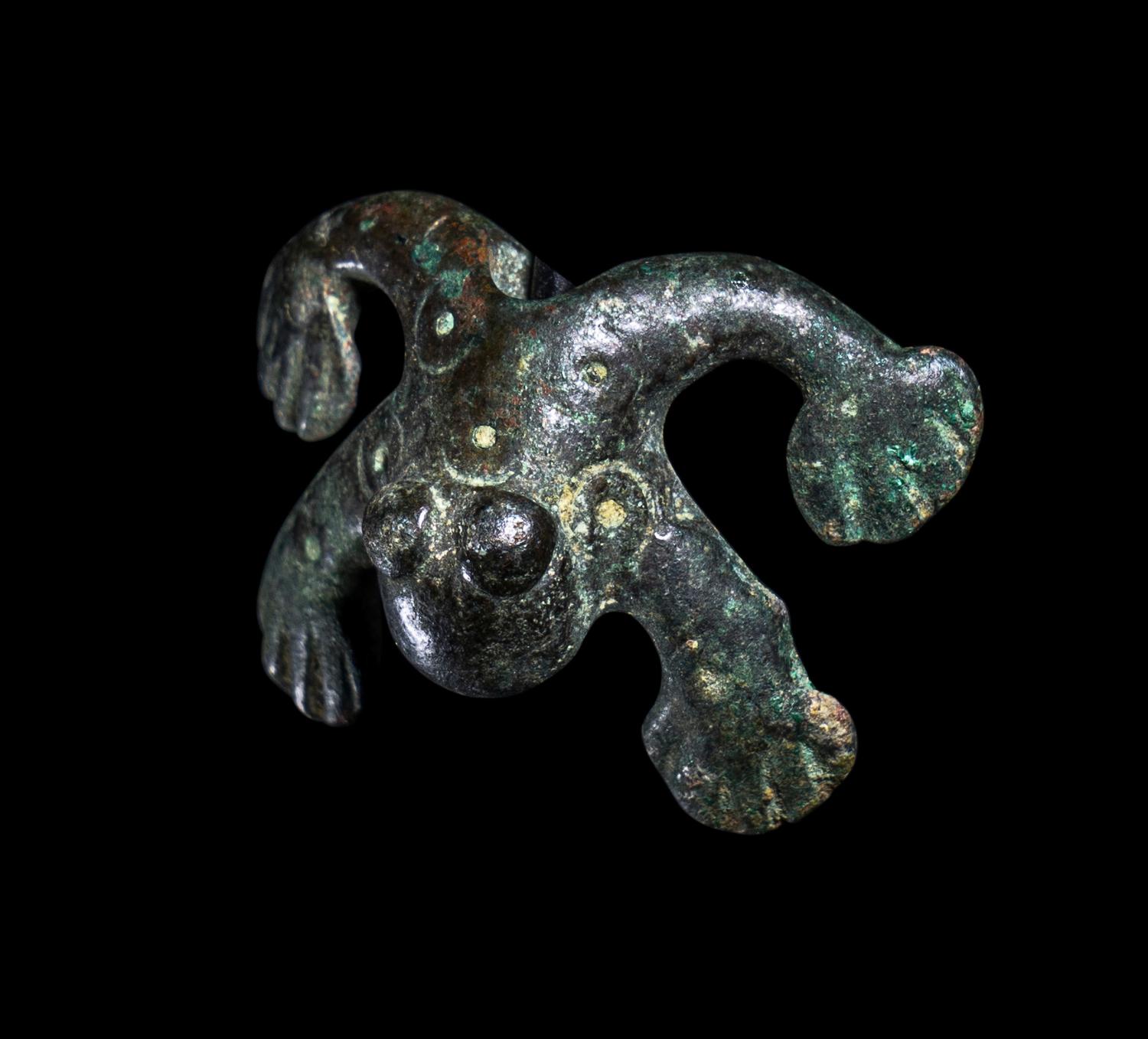 A Luristan Bronze Frog