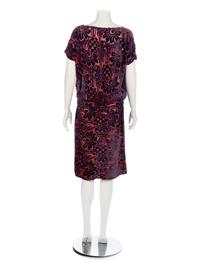 Voided Velvet Flapper Dress, 1920s