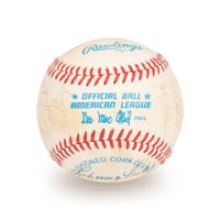 A Boston Red Sox Multi Signed Autograph Baseball With 20 Signatures Including Ted Williams (Beckett Authentication Services Letter BAS Certified),