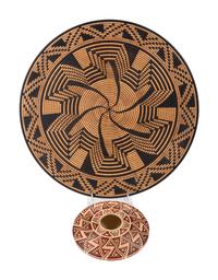 Wood Baskets Scupltures