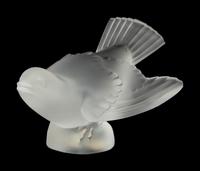 Six Lalique Bird Figures