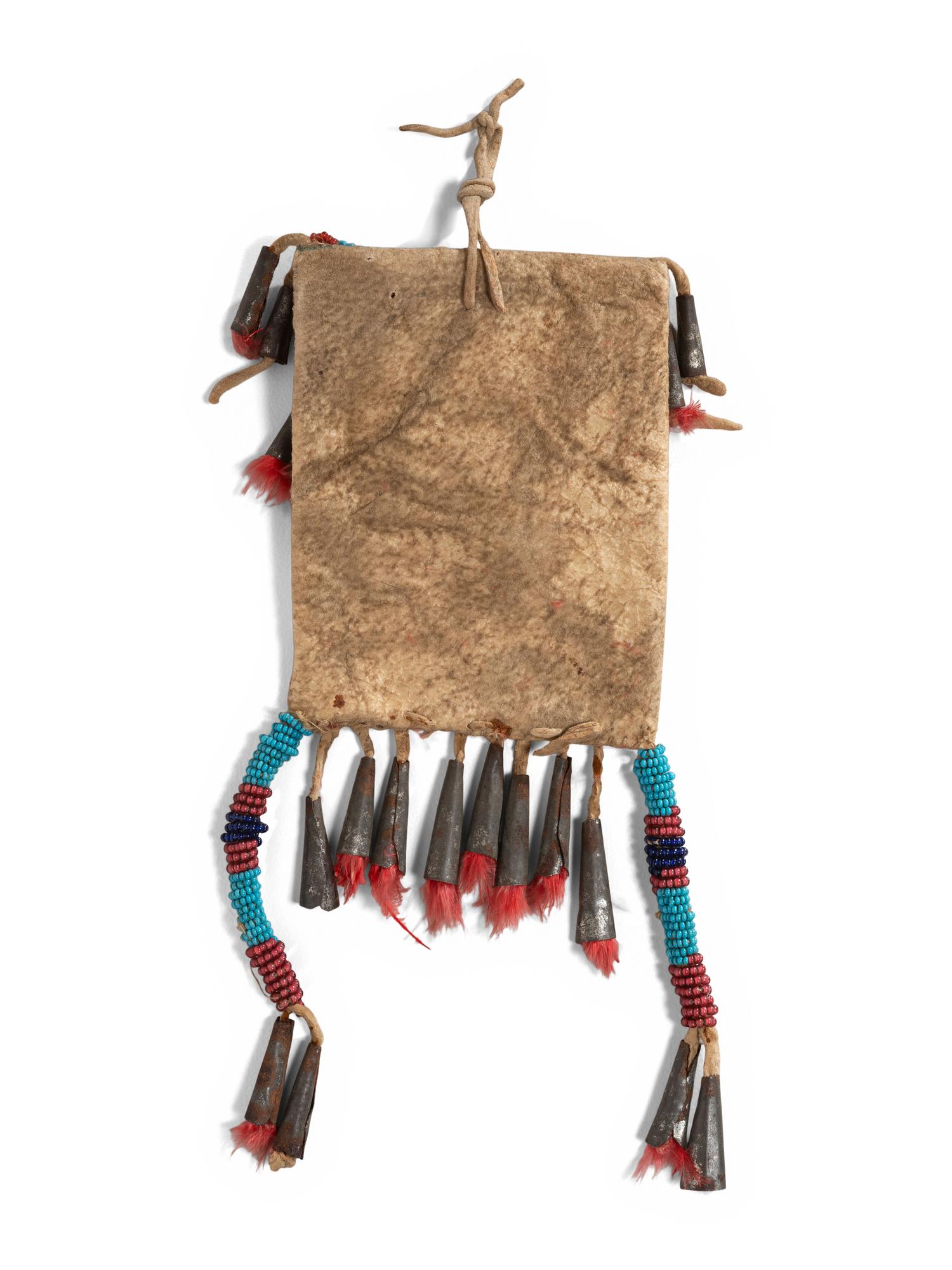 Plains Beaded Hide Strike-a-Light