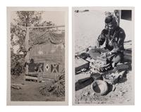 [POSTCARDS]. A group of 93 RPPCs & photographs of Native American subjects.