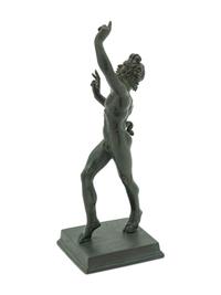 A Grand Tour Bronze Figure of the Faun of Pompeii