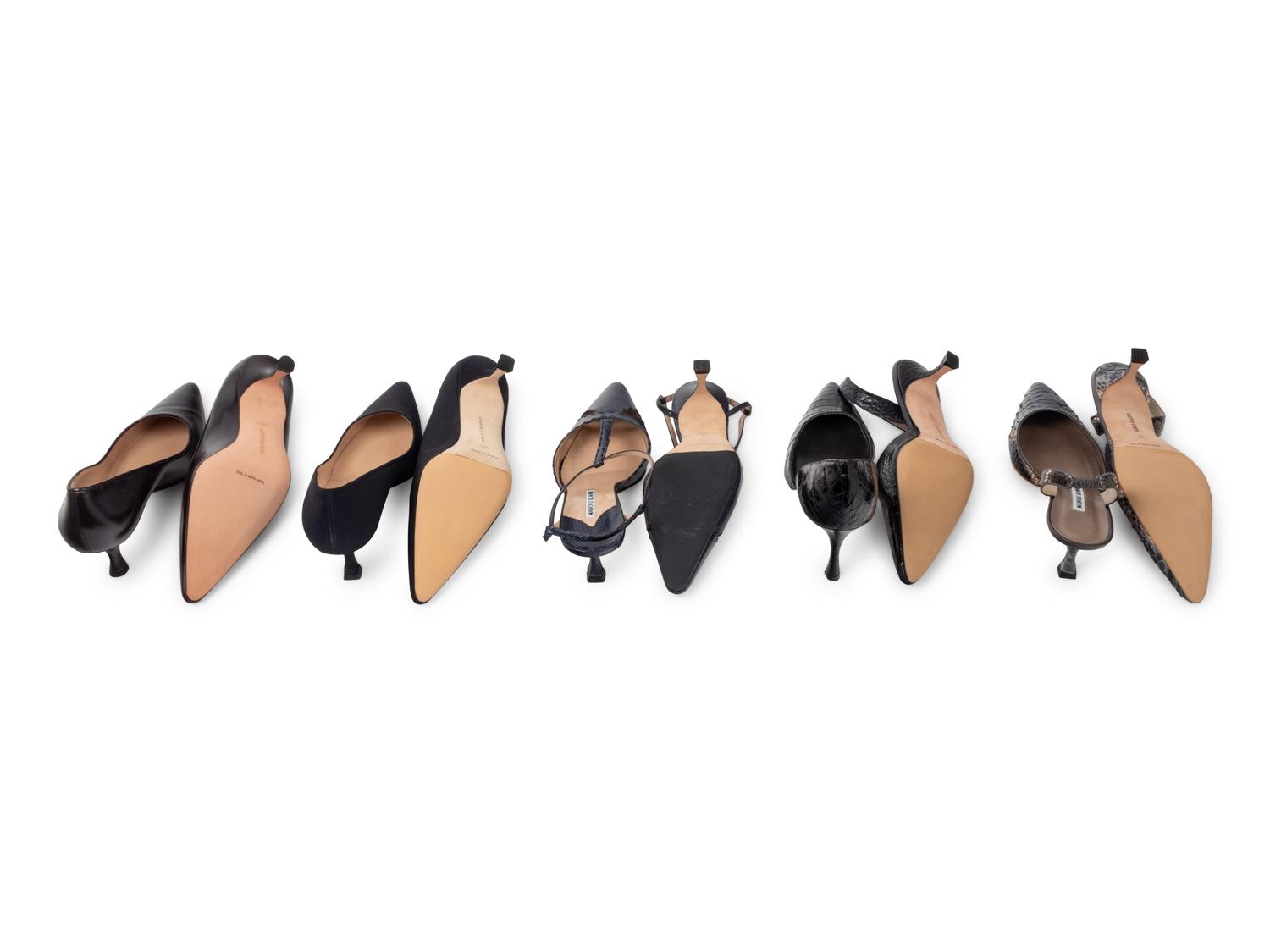 Eleven Pairs of Manolo Blahnik Heels