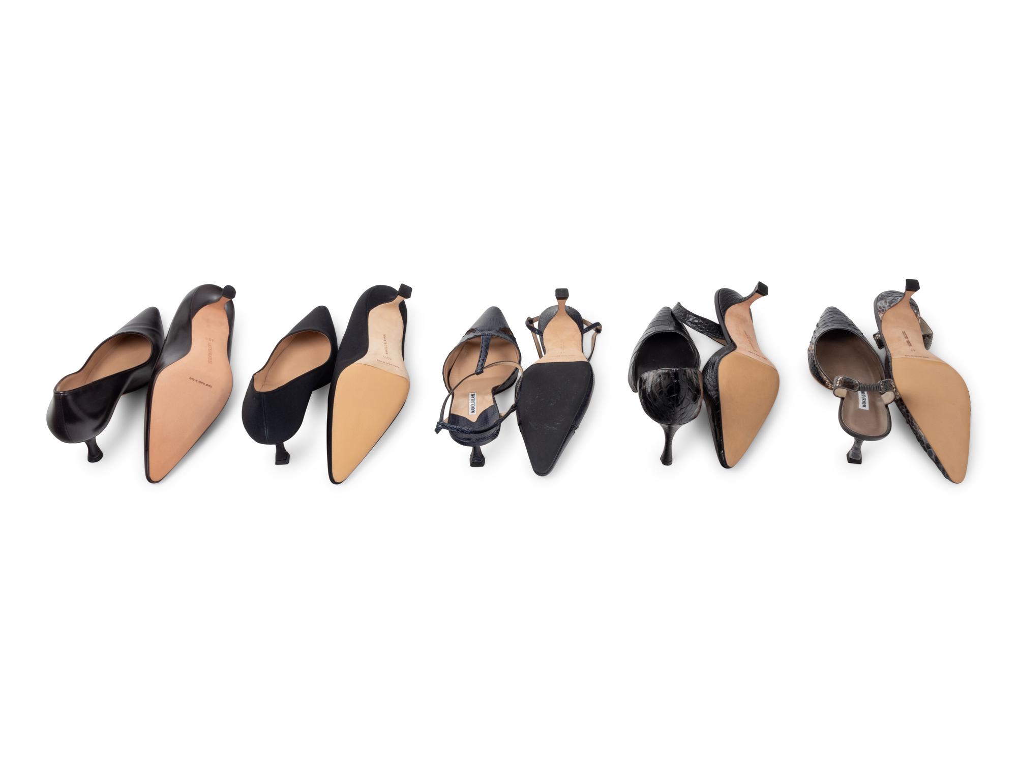 Eleven Pairs of Manolo Blahnik Heels