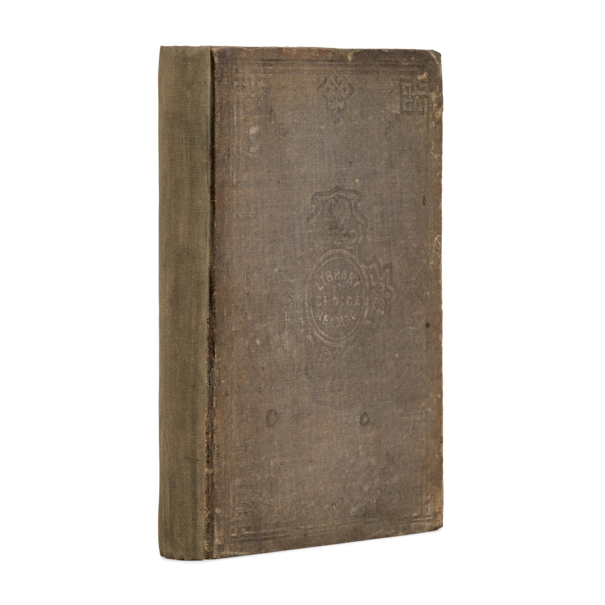 Poe, Edgar Allan (1809-1849). Tales . New York and London: John Wiley, 1849.