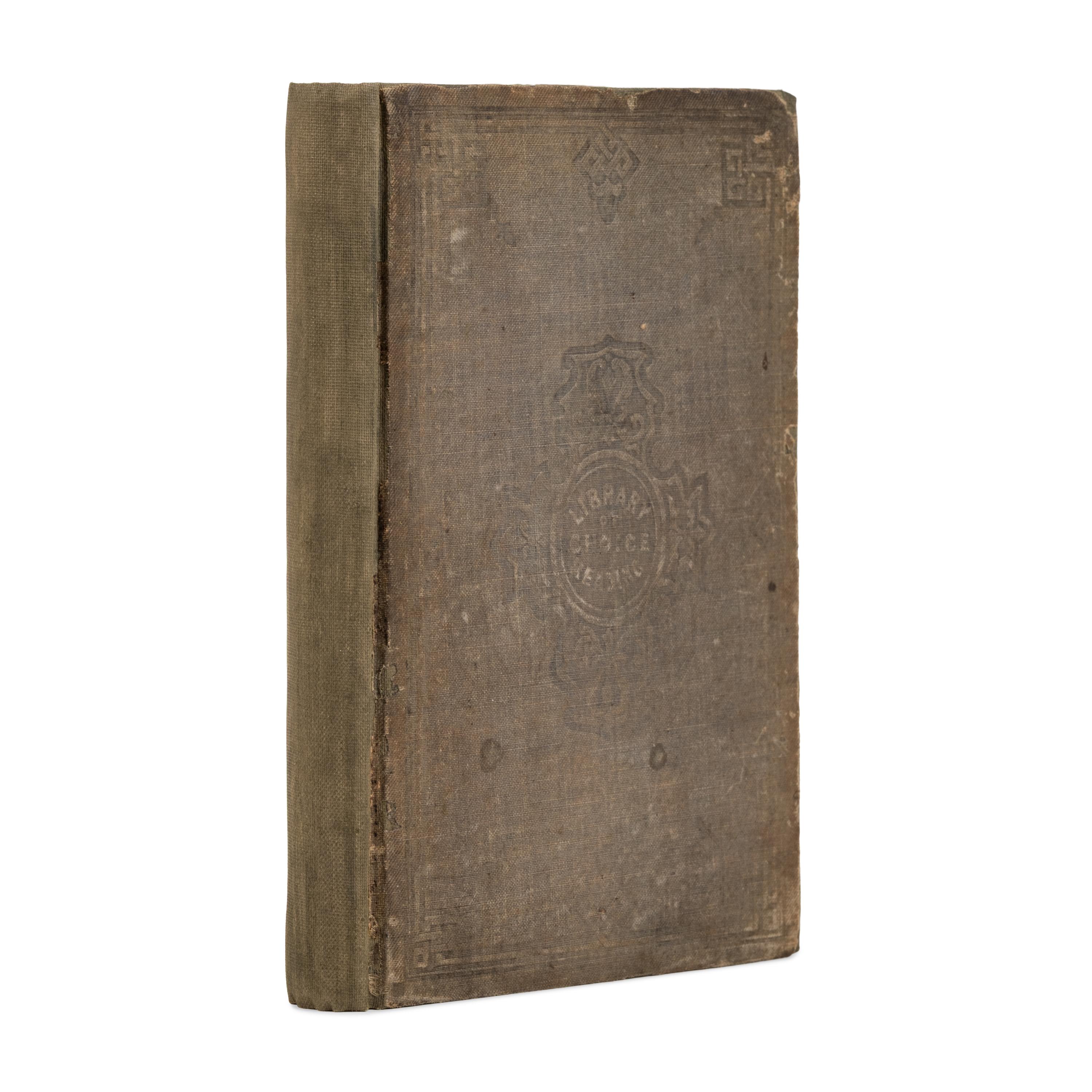 Poe, Edgar Allan (1809-1849). Tales . New York and London: John Wiley, 1849.