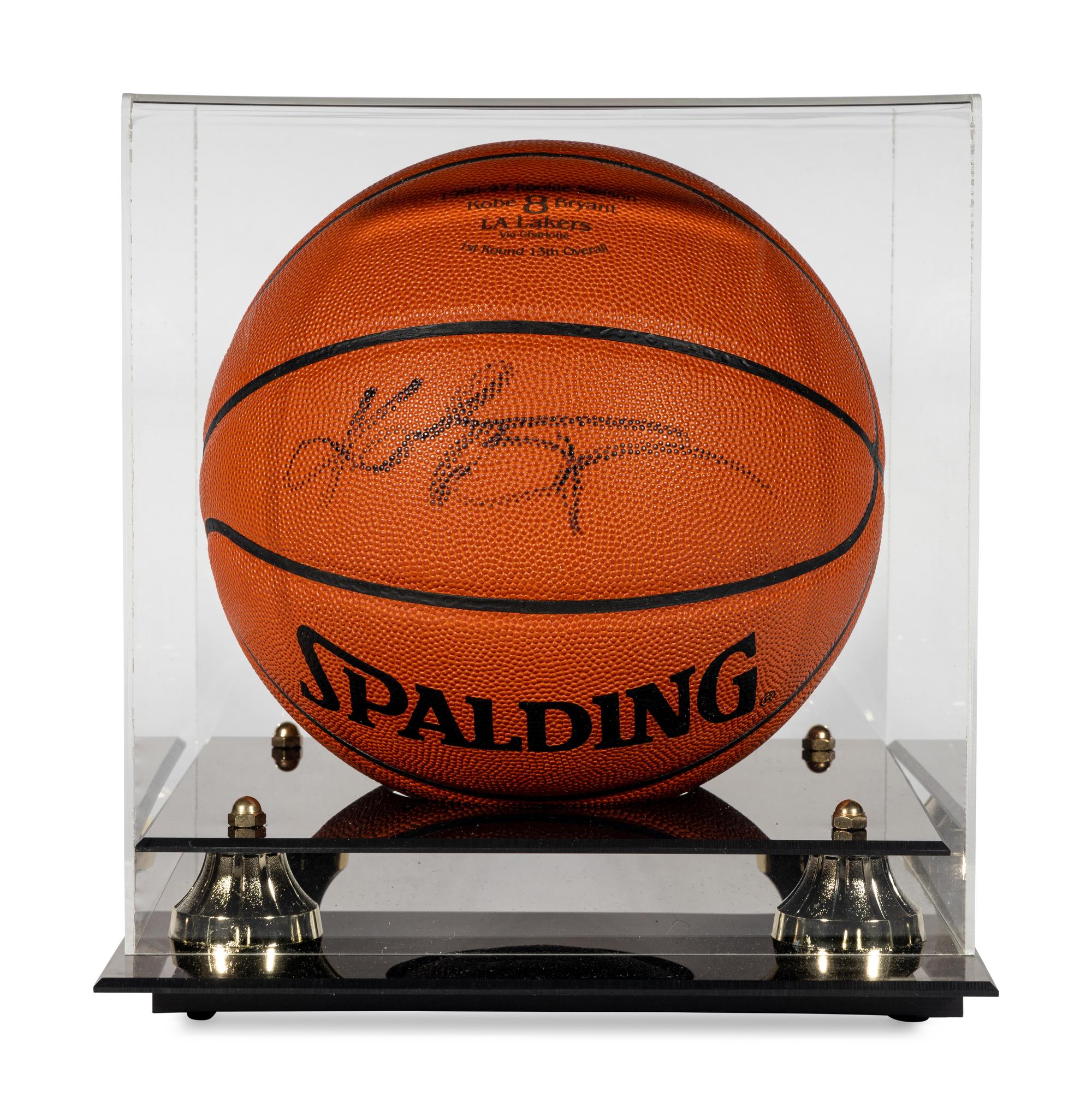 An Extraordinary Kobe Bryant Full Name Signed Autograph Official NBA Basketball (PSA Certified Authentic),