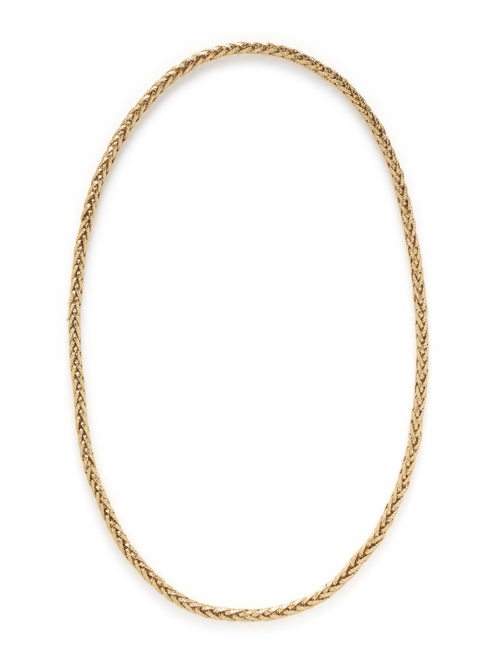 TIFFANY & CO., YELLOW GOLD NECKLACE