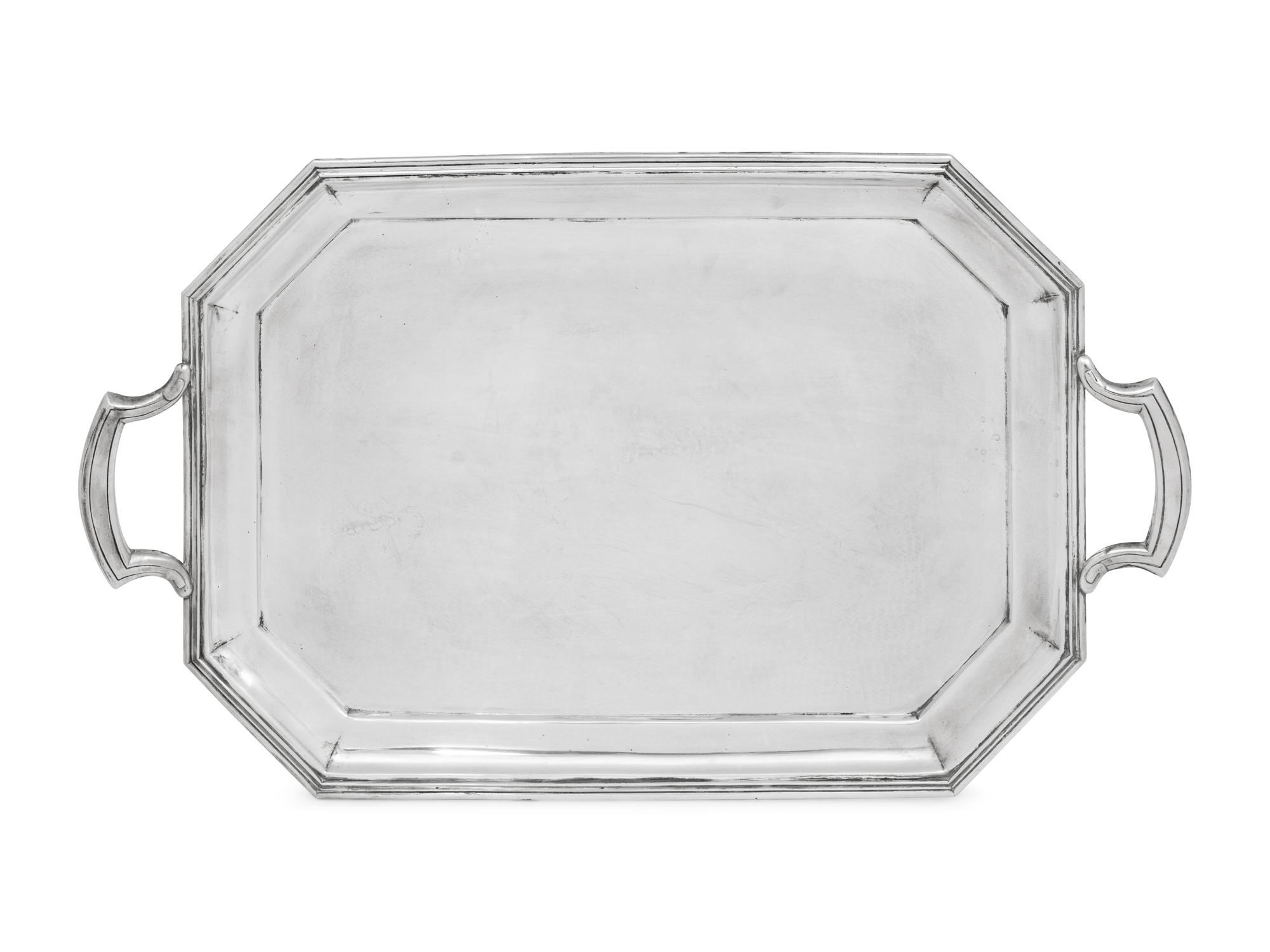 A German Silver Tray