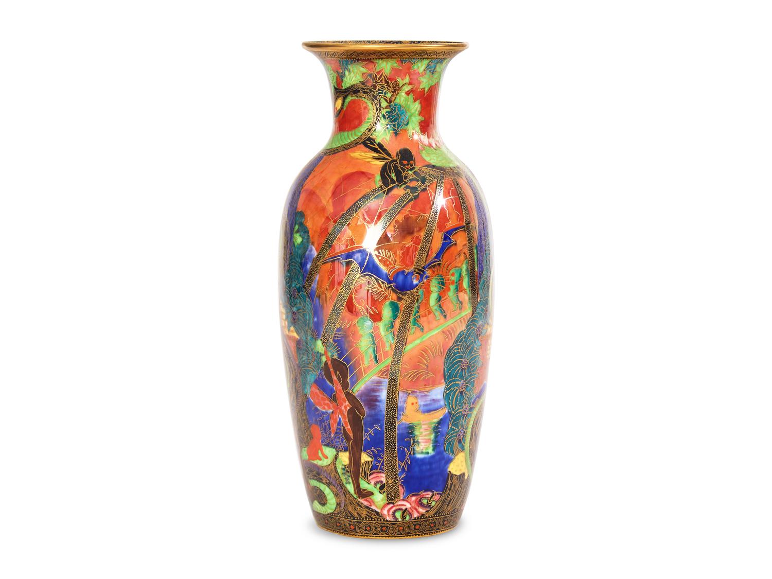 A Large Wedgwood 'Fairyland' Lustreware Vase