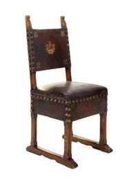 A Set of Four English Oak Chairs