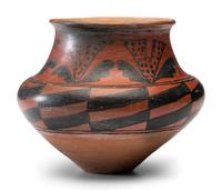 San Ildefonso Redware Pottery Jar