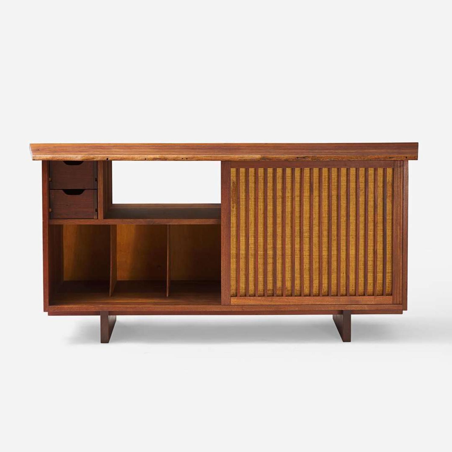 George Nakashima (American, 1905-1990) Special "Double Sliding-Door Cabinet", New Hope, Pennsylvania, 1962