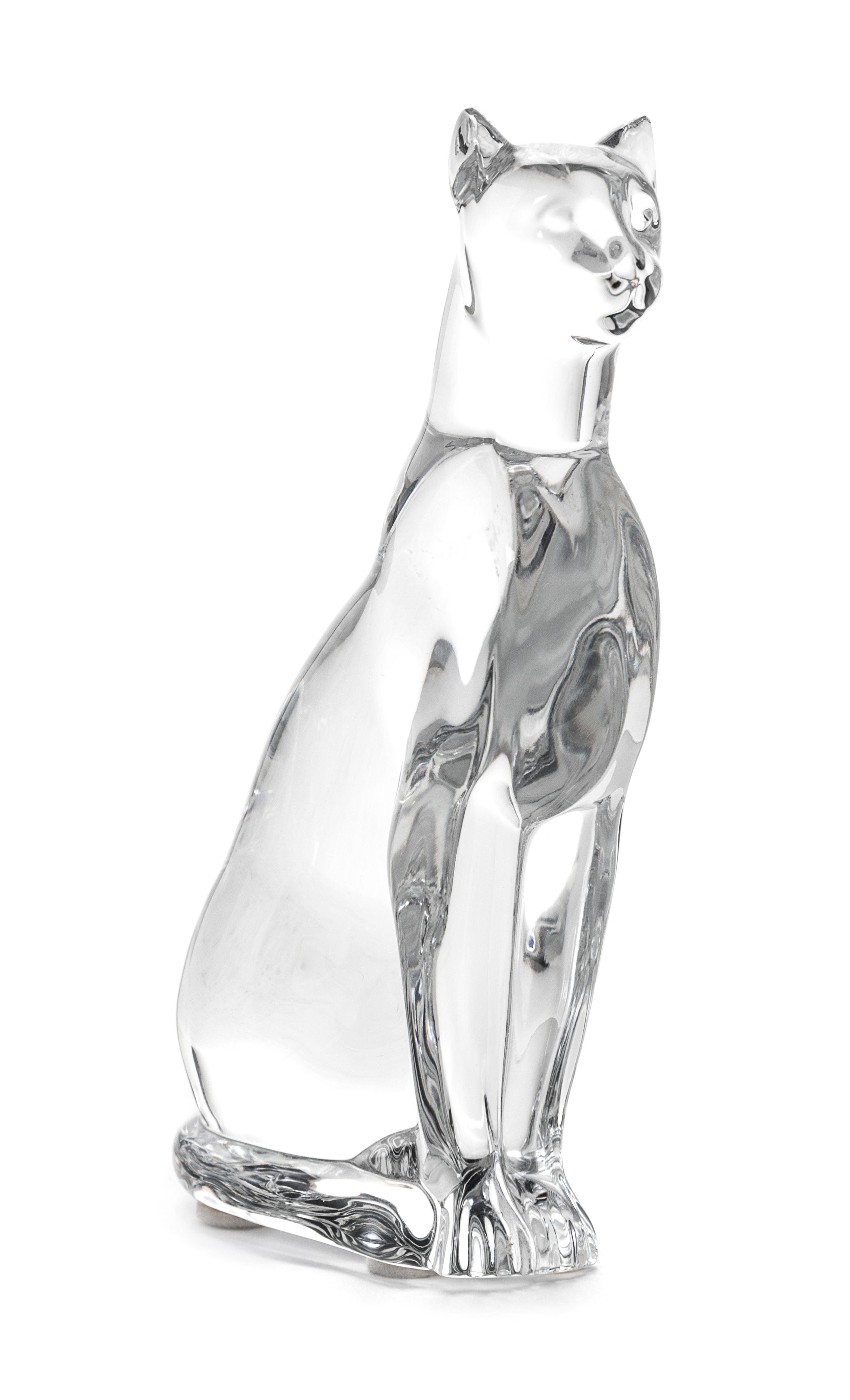 A Baccarat Glass Figure Height 6 inches.