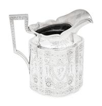 An American Silver Creamer and Sugar Set