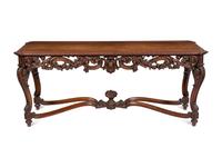 An Italian Carved Walnut Table