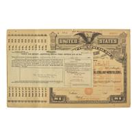 [Opium] Fine Engraved IRS Special Tax Document for the Sale of Opium, ca. 1918-1919