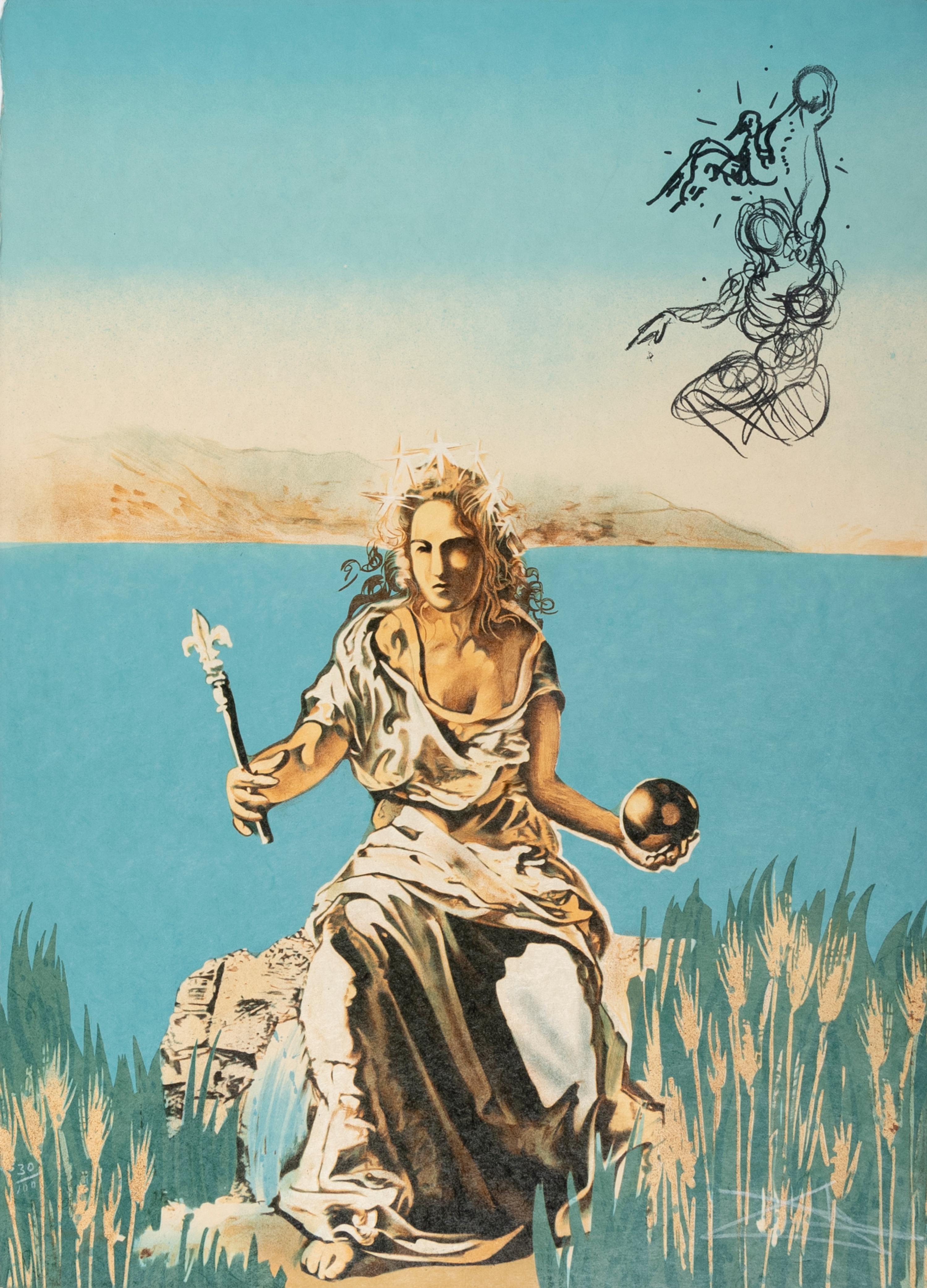 Visions Surréalistes (complete portfolio of four lithographs with portfolio case), 1976